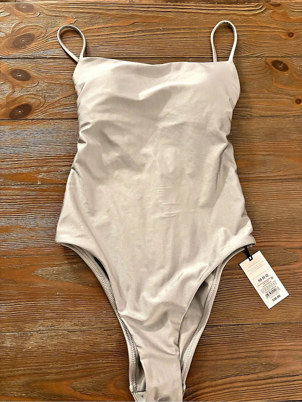 Target Shine Strappy One Piece Swimsuit One Piece Swimsuit in Gray Size XS NWT